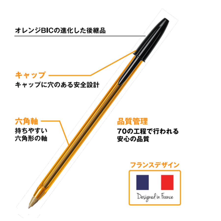 Bic®クリスタル オリジナル ファイン 0.8