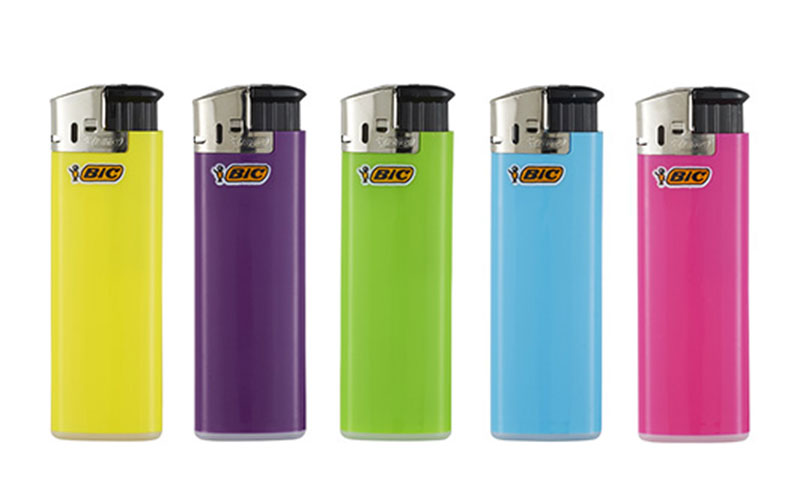 Bic®電子式ガスライター-ネオンカラー