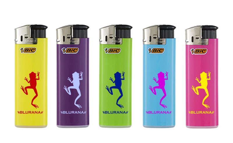 Bic®電子式ガスライター-ネオンカラー